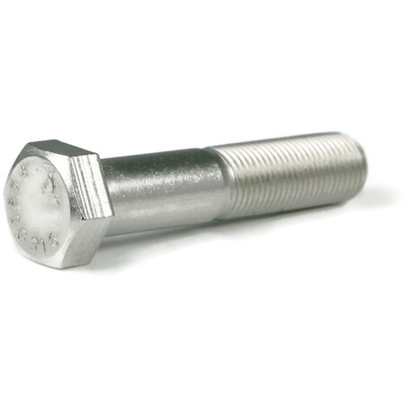 Newport Fasteners 316, 1-1/2"-6 Hex Head Cap Screw, Plain Stainless Steel, 12 in L, 3 PK 525154-3